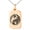 Rose, variant on Stainless Steel Tribal Dragon Yin Yang Engraved Small Rectangle Dog Tag Charm Pendant Necklace