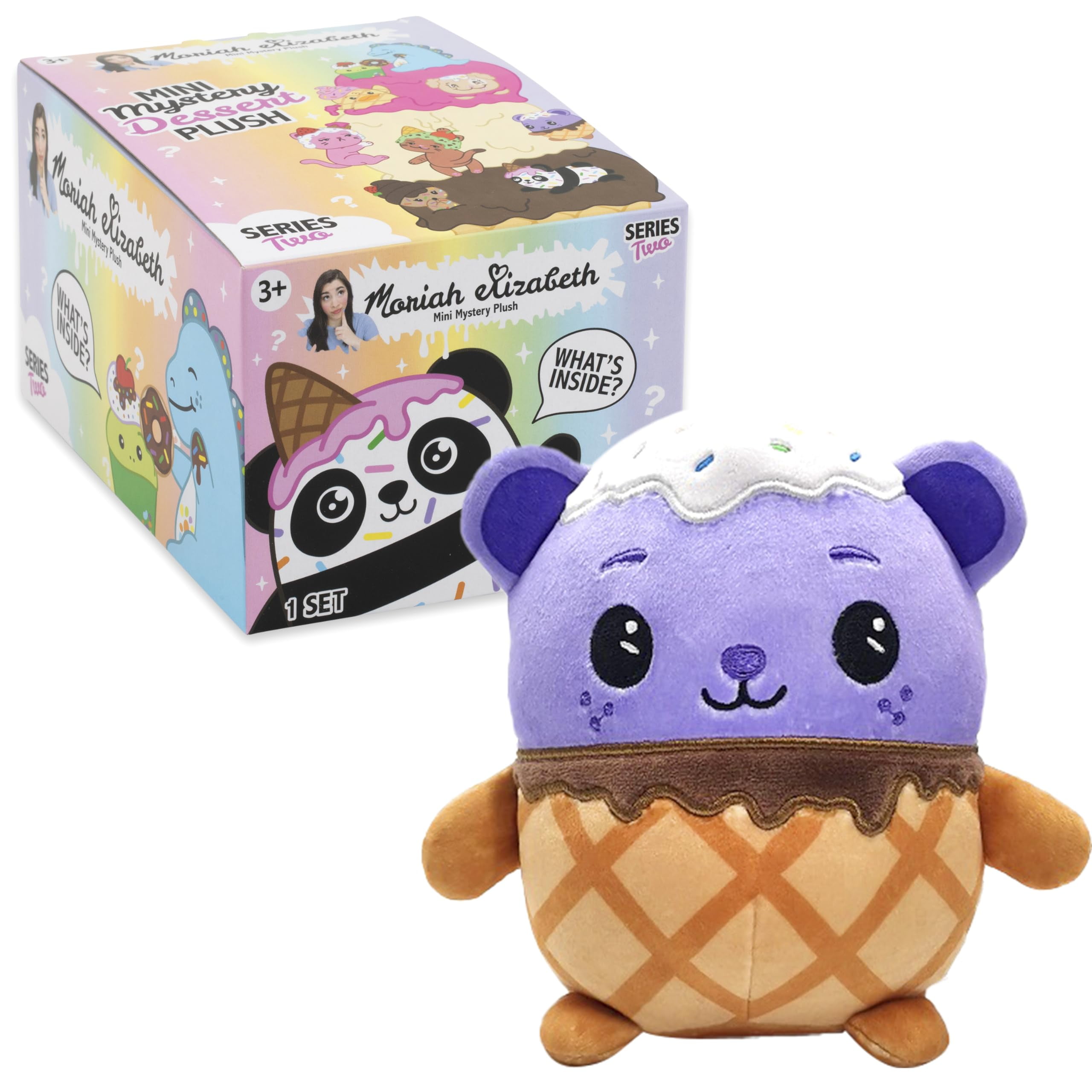 Moriah Elizabeth 6” Mini Mystery Plush - Series 2; 2 Pack Bundle; YouTube Craft Channel, Blind Box, 2 of 9 Possible, Official Merch