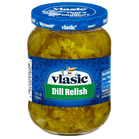 Vlasic Dill Relish, Keto Friendly, 10 fl. oz.