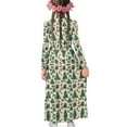 thumbnail image 4 of DISNIMO Christmas Tree Girls Dresses Long Sleeve dress for Girls 9-10 Dress With Sleeves for Kids Dress with Pockets Girls Full Sleeve School Uniform Form Long Dress Print Midi, 4 of 7