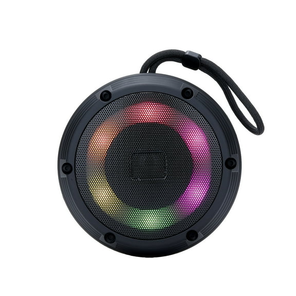 Matoen Bluetooth Speaker with Colorful Light Outdoor Mountaineering Speaker Portable Pendant Speaker Black