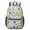 Pioneer Flower Floral Print Pattern-3, variant on Pioneer Flower Floral Print Pattern 17" School Backpacks for Teens,Waterproof Oxford Fabric,S-Shape Padded Straps for School,Travel,Hiking,Camping