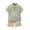 Green, variant on Toddler Boys Chinese Tang Style Clothing Set Kids Boys Short Sleeved T-shirt & Shorts Clothing Outfit Thickened New Year's Wear
