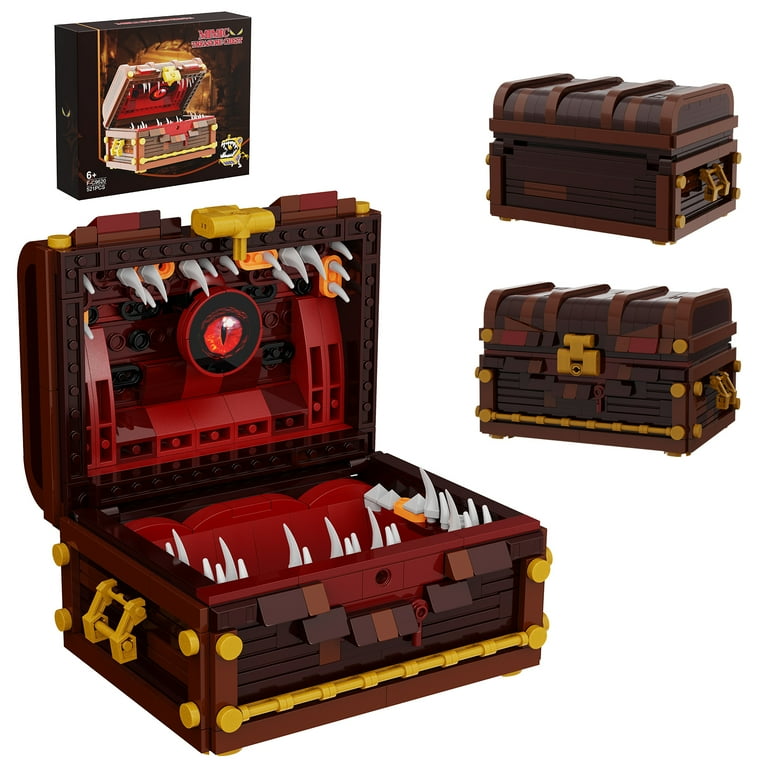Mimic Treasure Chest Building Sets Compatible for Lego Dragons