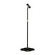 thumbnail image 1 of Soporte para secador de pelo giratorio de 360 ​​grados con base pesada, altura ajustable en el piso y Negro, 1 of 9