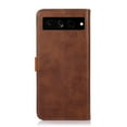thumbnail image 3 of SaniMore Wallet Case for Google Pixel 8 6.3" 2023, Wear-resistant PU Leather Card Slots Cash Pocket Kickstand Shockproof Anti-fall Full Body Protective Magnetic Cover For Google Pixel 8, Brown, 3 of 10