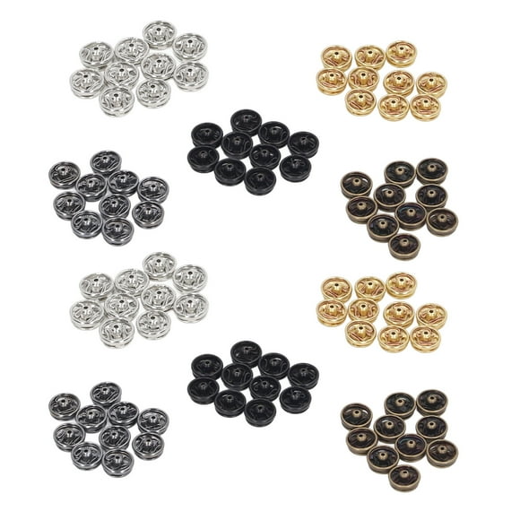 Mini Boutons-Pression en Métal, 100 Pcs Boutons-Pression Mini 5mm Boutons-Pression Mini Boutons-Pression à Coudre Conçus sur Mesure