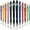 12 Colors - 12 Pens, variant on 12 Count Ballpoint Pen with Stylus Tip, Soft Touch Click Metal Pen, 1.0mm Medium Point, Black Ink