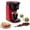 Red, variant on Mixpresso Single Cup Coffee Maker, Personal Single Serve Coffee Brewer Machine, Compatible with Single-Cups, Quick Brew Technology, One Touch Function Red Coffee Maker, 12oz One Cup Coffee Maker