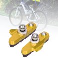 thumbnail image 1 of Brake Rubber Blocks, Unique Bike C-Brake Pads Strong Effective Safer  for Riding Black,Red,Blue,Silver,Gold, 1 of 7