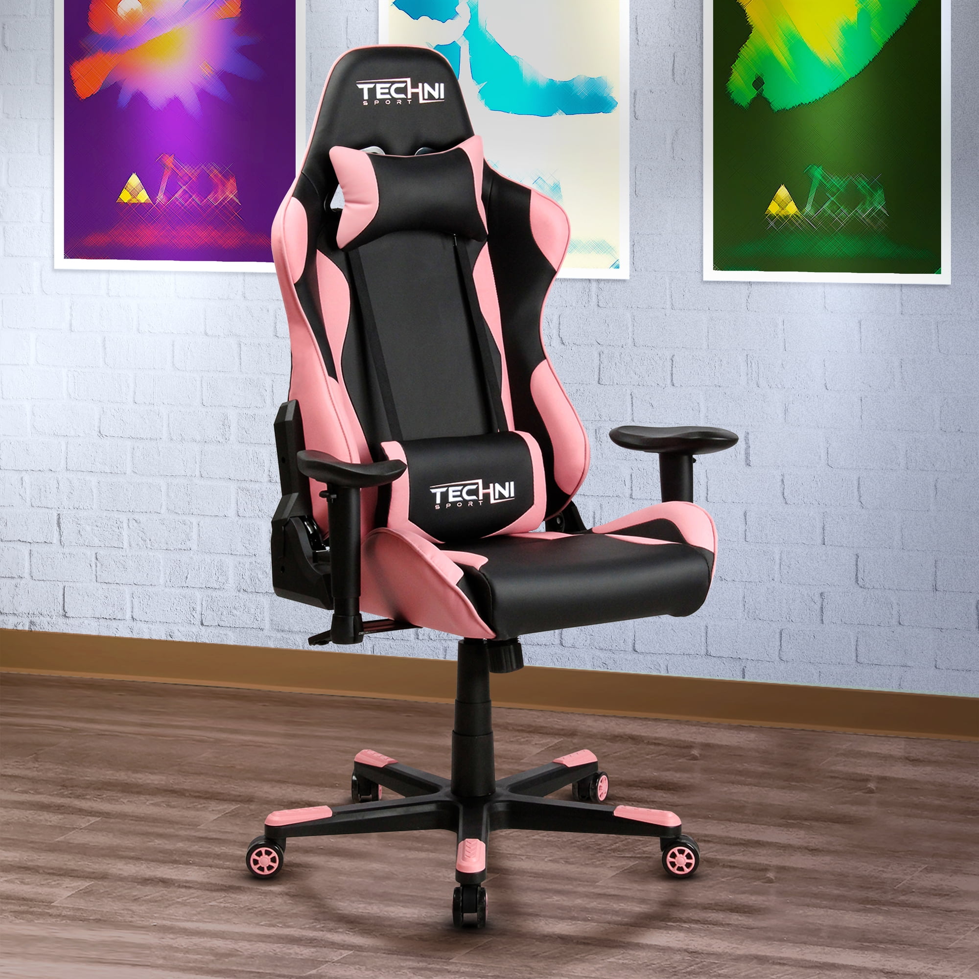 Techni sport ergonomic high back racer style video gaming chair sale