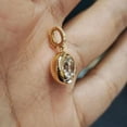 thumbnail image 3 of 2Ct Round Cut Lab Created Diamond Necklace Pendant 14K Yellow Gold Plated, 3 of 4