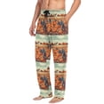 thumbnail image 5 of Fall Pumpkin Harvest Mens Pajama Pant Sleep and Lounge Bottons with Pockets, 5 of 7