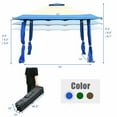 thumbnail image 2 of Costway 13'x13' Gazebo Canopy Shelter Awning Tent Patio Garden Outdoor Companion Blue, 2 of 10