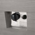 thumbnail image 4 of Noble House Langton 30" Foyer Carré Gris Foncé et Noir, 4 of 13