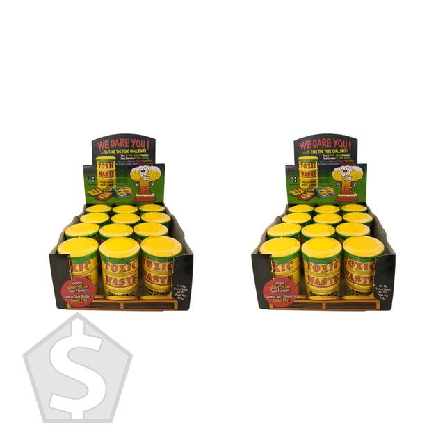 Toxic Tambour à Bonbons Surets, 12 X 48 g - Lot de 2