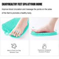 thumbnail image 5 of 1Pcs Green Foot Scrubber Shower Brush, Foot Scrubber Shower Foot Washer, Exfoliating Massage Mat with Suction Cup for Shower Floor, Foot Care, 5 of 5