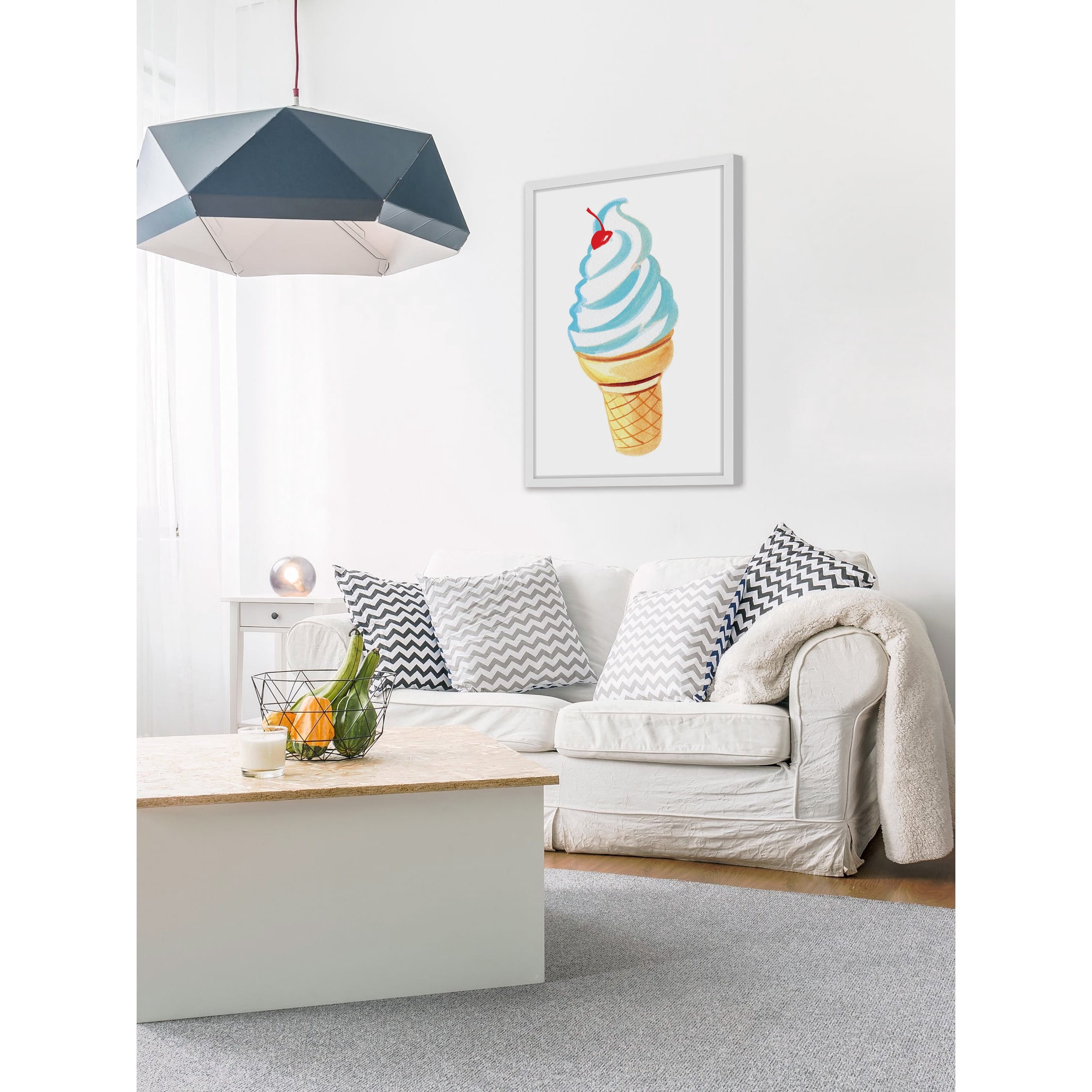 Marmont Hill "Soft Serve" by Molly Rosner Framed Painting Print