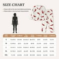 thumbnail image 5 of Uemuo Chili Pattern Womens Pajama Sets,PJ Set for Women,Pajamas for Women Logo,Long Sleeve Pajama Set for Women,Soft Long Sleeve Top With Pants-Medium, 5 of 9
