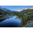 thumbnail image 2 of Flaherty, Dennis 32x23 Black Ornate Wood Framed with Double Matting Museum Art Print Titled - California, Sierra Nevada Mack Lake at sunrise, 2 of 4