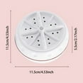 thumbnail image 3 of Portable Mini Washing Machine Portable Washer With USB For Home Business Travel College RV Apartment Washing Machine Cleaning Socks Underwear, 3 of 5