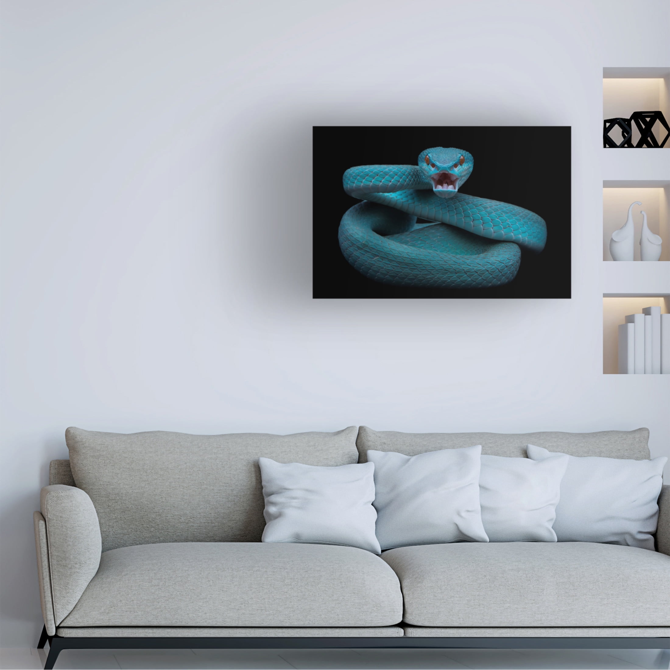 Trademark Fine Art Tantoyensen Angry Canvas Wall Art