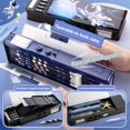 thumbnail image 3 of Estbridge Double Layer Large Capacity Multifunctional Stationery Password Box, 3 of 8