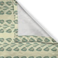 thumbnail image 3 of Ambesonne Floral Kitchen Curtains, Graphic Flowers Branches, 55"x39", Jade Green Orange, 3 of 3