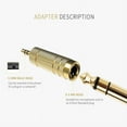 thumbnail image 4 of Headset 3.5 to 6.5 Converter 3.5mm Male to 6.5mm Female Jack Plug Microphone MIC Audio Adapter for PC Phone Stereo, 4 of 8