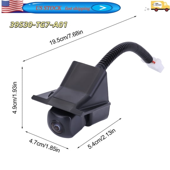 39530-TG7-A01 Rear View Backup Reverse Camera Compatible for Honda Pilot 3.5L 2016-2017
