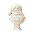 thumbnail image 3 of Figura de Papá Noel de medio cuerpo, ideal para fiestas, como adorno de escritorio o para la oficina, escaparate o estantería., 3 of 9