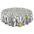 thumbnail image 5 of Round Tablecloth Wrinkle Free 60 Inch Table Cover Daisy Kitchen Dining, 5 of 5