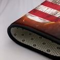 thumbnail image 5 of American Flag Flame Skull Rugs Doormat, Non-Slip Machine Washable Carpets Floor Door Mat , 36" x 24", 5 of 7