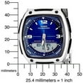 thumbnail image 5 of Casio Men's Stainless Steel Analog-Digital Sport Watch, Blue Dial AW81D-2AV, 5 of 6