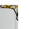 thumbnail image 2 of Ambesonne Colorful Fitted Sheet, Skull Celebration, Twin Size, Yellow White Black, 2 of 2