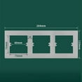 thumbnail image 1 of 86 Type Switch Socket Wall Panel Decorative Frame Cover Wall Switch Bottom Box White Grey PC Switch Surround Plate, 1 of 3
