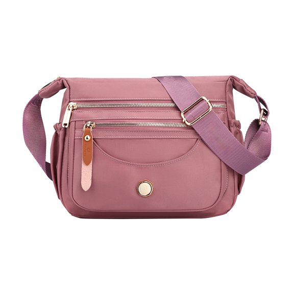 EWSFHUI Crossbody Bag for Women,High Density Nylon Shoulder Messenger Bag Trendy Pocketbooks,Waterproof and Multi-Pockets