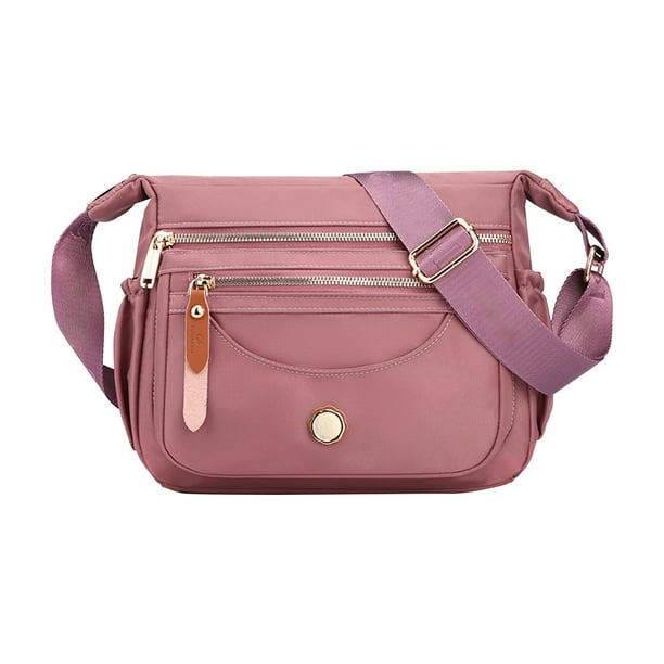 Mochila para Hombres Bolso de Hombro de Moda de Múltiples Capas, Bolso Crossbody Impermeable de Nylon de Gran Capacidad, Mochila Casual, Bolso de Trabajo, Adecuado Tanto para Hombres Como para Mujeres