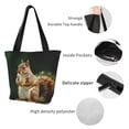 thumbnail image 4 of Sikiie Squirrels Eating Peanuts On The Tree Shoulder Bag Casual Hobo Crossbody Tote Bag for Women and Men Large Purse Messenger Bag Travel Work, 4 of 6
