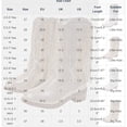 thumbnail image 3 of Girls Mid Calf Cowboy Boots Round Toe Side Zipper Tassel Low Heel Comfort Fashion Western Dress Boots for Toddler Little Kids Gold 29, 3 of 8