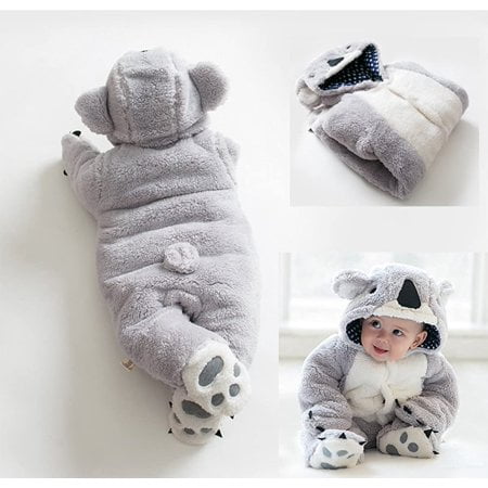 Mono acolchado para bebe de otono e invierno ropa con capucha para ninos Sailing Electronica Bodega Aurrera en linea