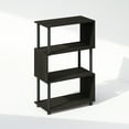 thumbnail image 3 of Furinno Reed 4-Tier S-Shaped Bookcase, Bookshelf, Espresso, 3 of 6