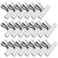 thumbnail image 1 of Pinzas de metal para astillas OAMCEG de ACERO inoxidable 8 cm de ancho Paquete de 20, 1 of 9