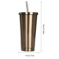 thumbnail image 5 of Jesscasday Double Wall 304 Stainless Steel Coffee Mug with Lids and Straw Car Travel Insulated Cup for Drinks Beer Coffee Milk, 5 of 12