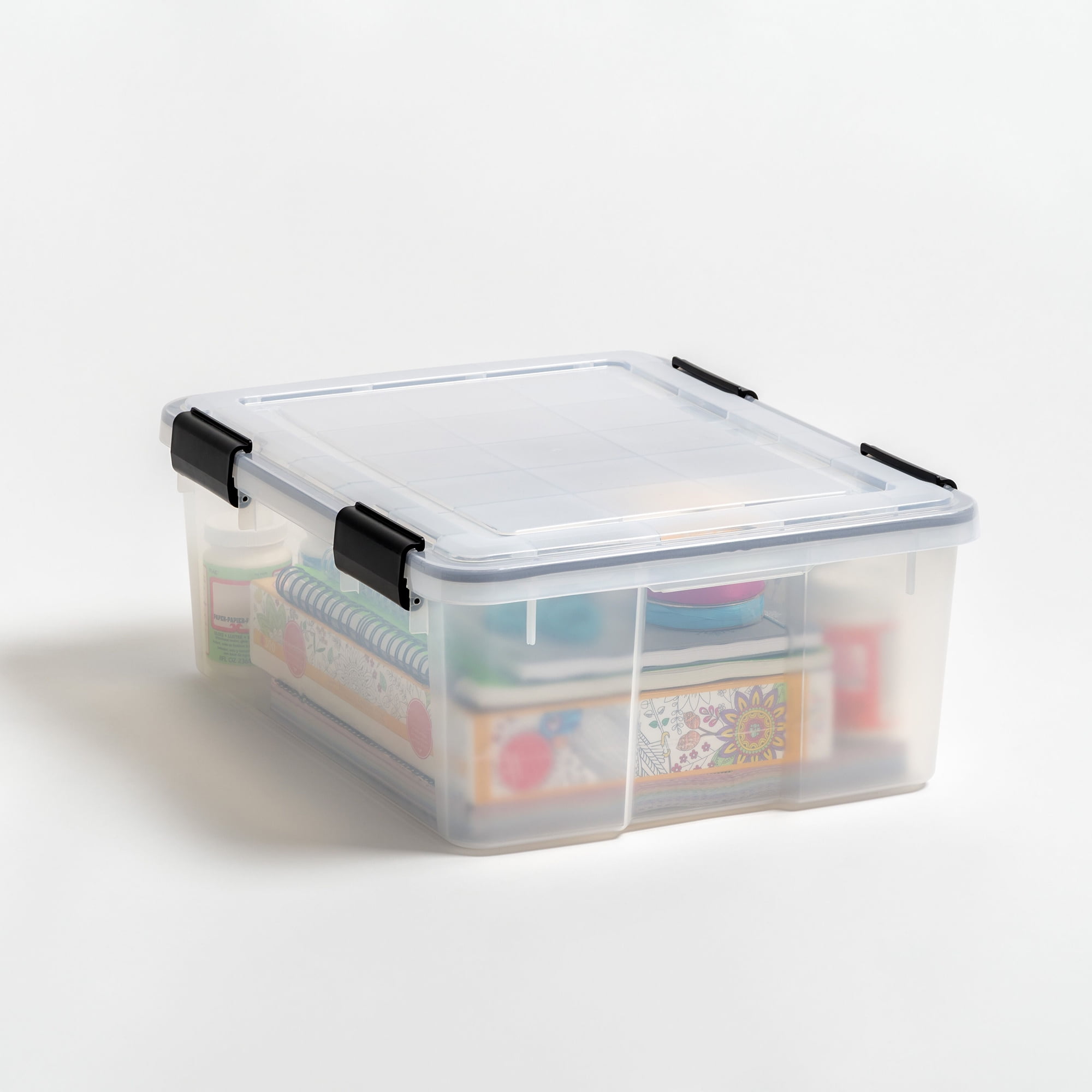 IRIS 30qt weathertight cheapest plastic storage box 6 pack