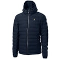 thumbnail image 2 of Men's Cutter & Buck  Navy Navy Midshipmen Mission Ridge Repreve Eco Insulated Puffer Full-Zip Jacket, 2 of 3