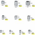 thumbnail image 1 of 200 Pcs Vis à Mou en Acier Inoxydable, M3 M4 M5 M6 M8 Vis de Machine, Kit de Fixation de Vis Assorties, 1 of 4