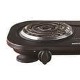 thumbnail image 5 of Brentwood 1,500-Watt Double Electric Burner (Black), 5 of 8