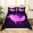 thumbnail image 1 of Funda nórdica Queen Size Cute Axolotl Bedding Set Galaxy Comforter Cover for Kids, 1 of 7