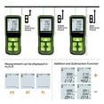 thumbnail image 4 of Green Beam Rangefinder Digital Distance Meter 60M/100M/120M LCD Screen Multi Function Trena Measure Tools ,High Accuracy, 4 of 6